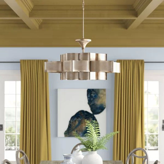 Classical Lotus 6 Lights Chandelier