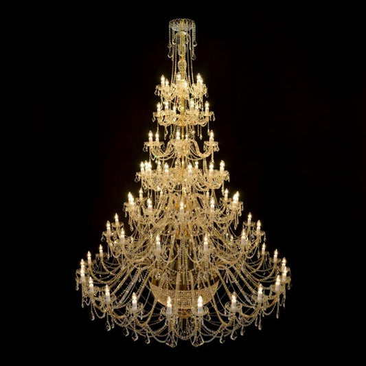 Classical Ricamente Decorado 87 Light Crystal Chandelier