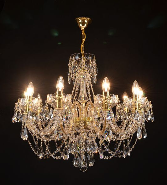 Classical Zenith 10 Light Crystal Chandelier