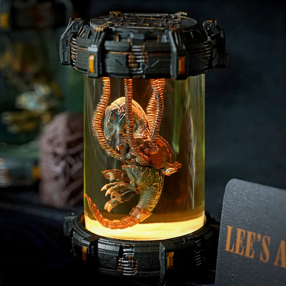 Biolab Raptor V2 Resin Lamp (SkyFi Base) - handmade resin lamp