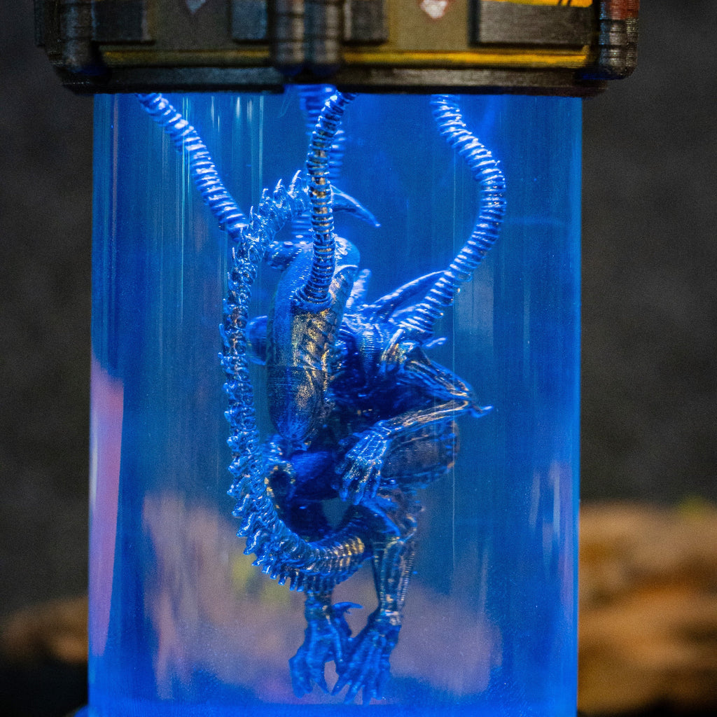 BIOLAB - ALIEN V1 Resin Lamp - handmade resin lamp