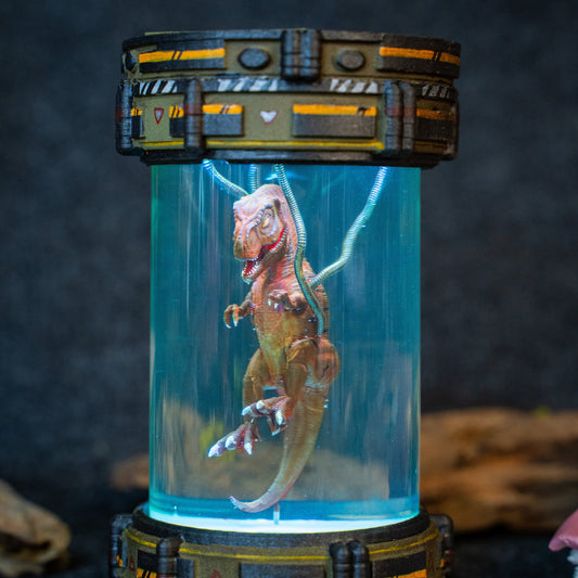 Biolab T-Rex V1 Resin Lamp - handmade resin lamp