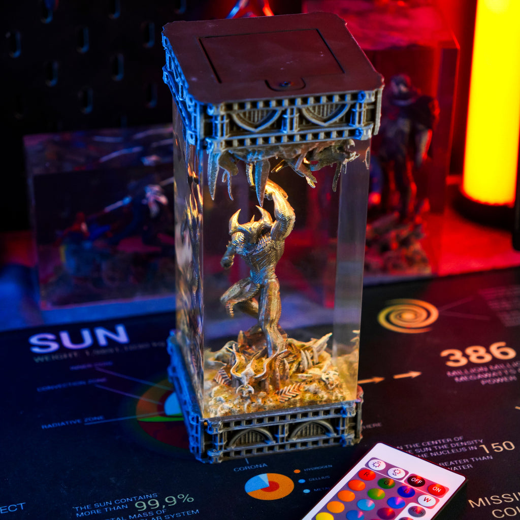 STEPPENWOLF EPOXY RESIN LAMP