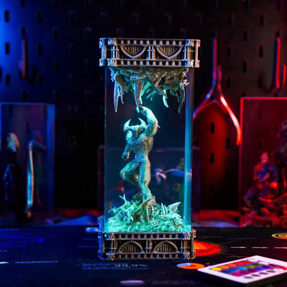 STEPPENWOLF EPOXY RESIN LAMP - handmade resin lamp
