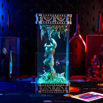 STEPPENWOLF EPOXY RESIN LAMP - handmade resin lamp