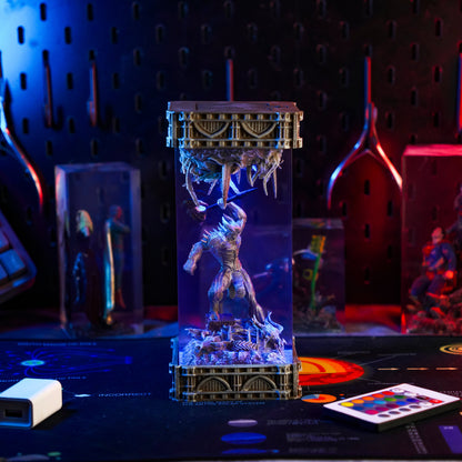 STEPPENWOLF EPOXY RESIN LAMP - handmade resin lamp