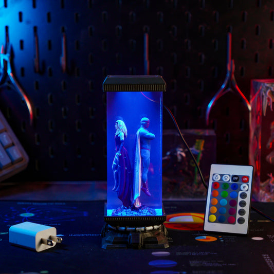 WANDA VISION RESIN LAMP - handmade resin lamp