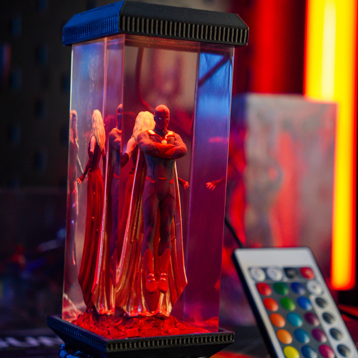 WANDA VISION RESIN LAMP - handmade resin lamp