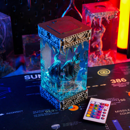 BATMAN RESIN LAMP V2 - handmade resin lamp