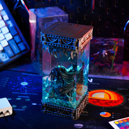 BATMAN RESIN LAMP V2 - handmade resin lamp