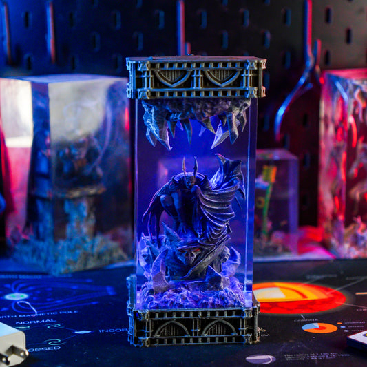 BATMAN RESIN LAMP V2 - handmade resin lamp