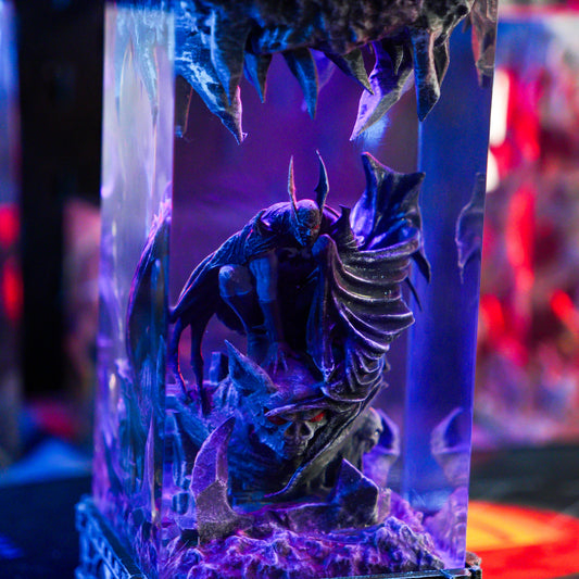 BATMAN RESIN LAMP V2 - handmade resin lamp