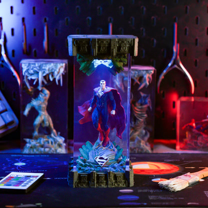 SUPERMAN RESIN LAMP - handmade resin lamp