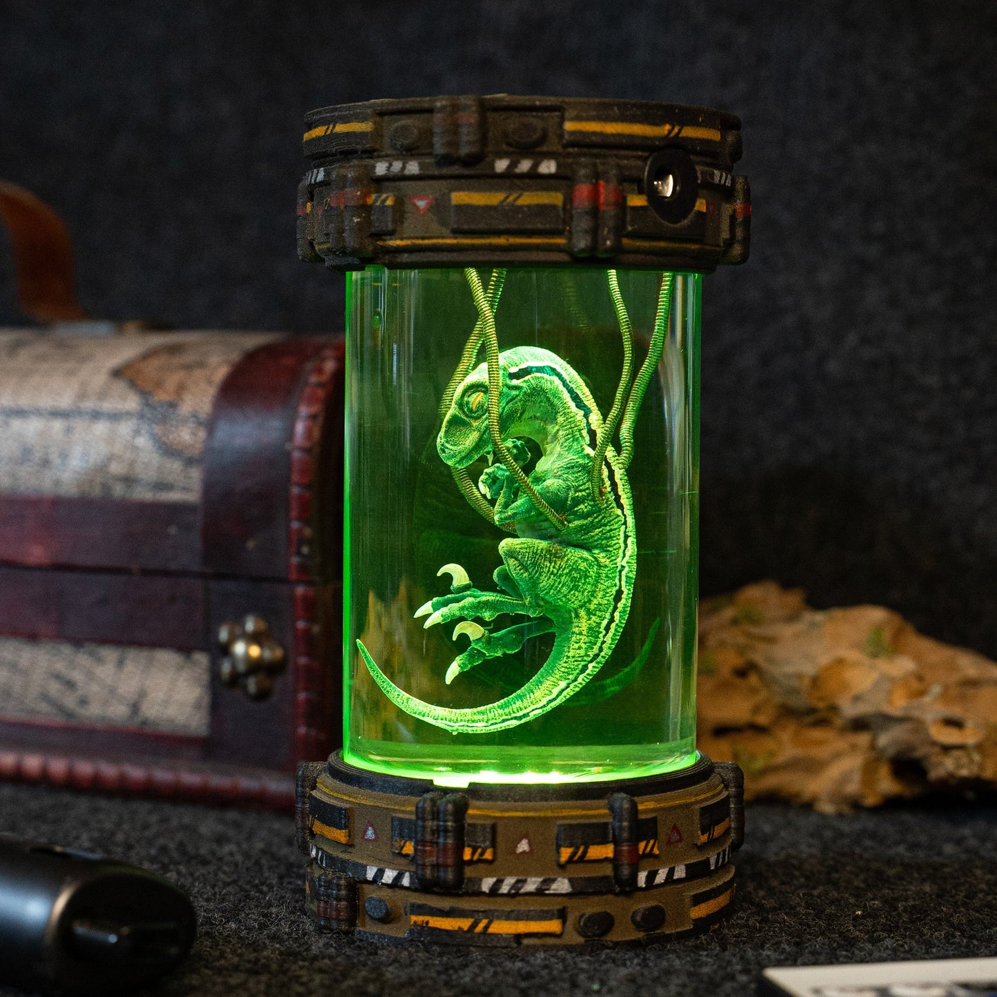Biolab Raptor V1 Resin Lamp - handmade resin lamp