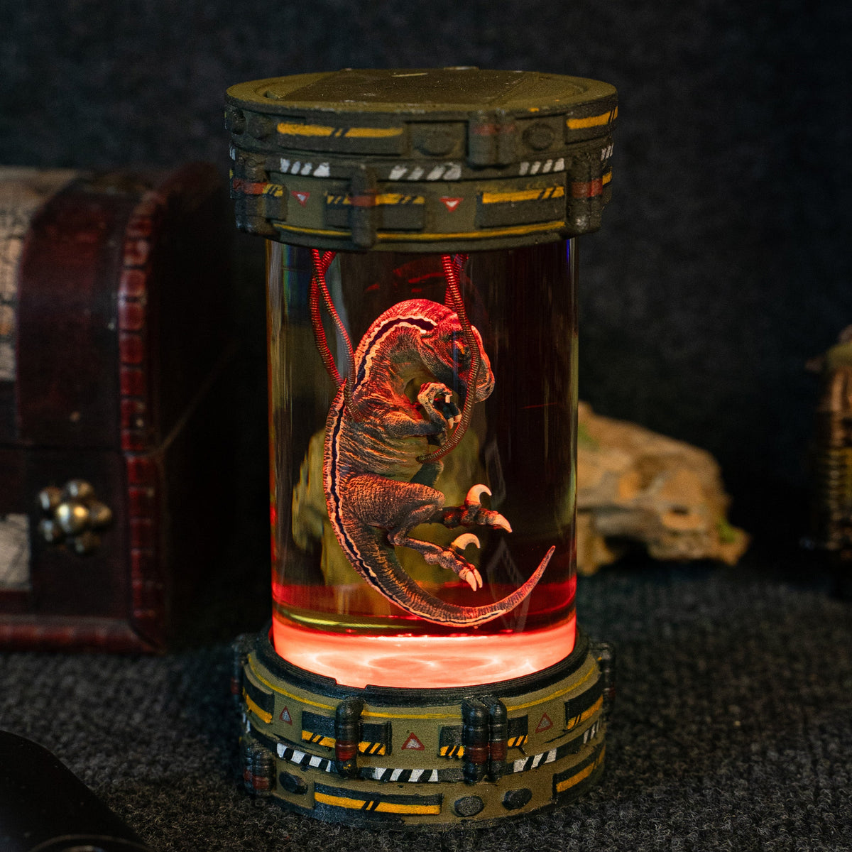Biolab Raptor V1 Resin Lamp - handmade resin lamp