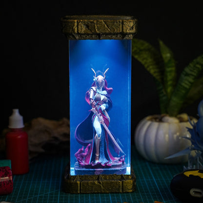 Malenia V1 Resin Lamp - handmade resin lamp