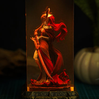 Malenia V1 Resin Lamp - handmade resin lamp