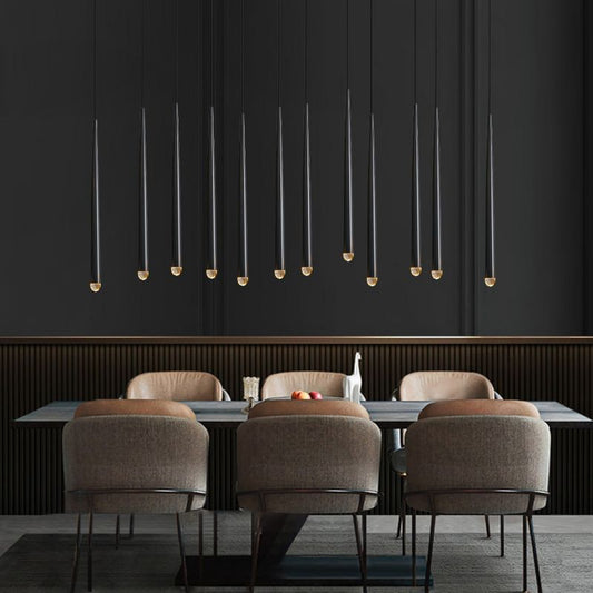 Felicia Tubular Linear Chandlier 72"