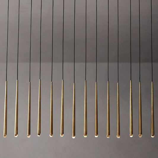 Felicia Tubular Linear Chandlier 72"