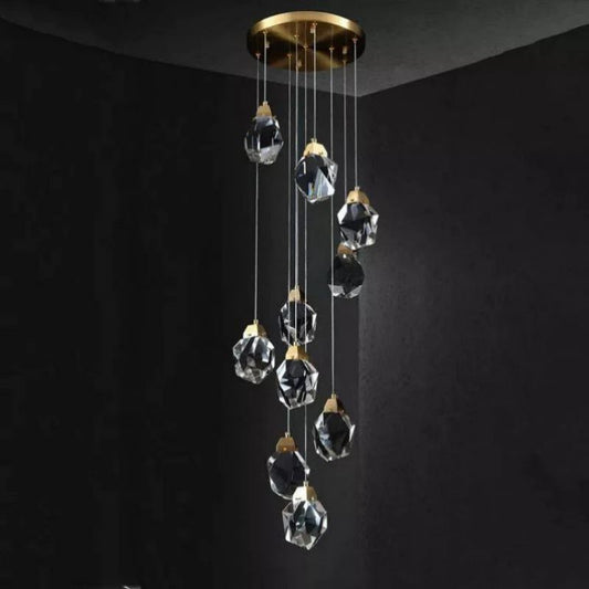 Flash Crystal Staircase Chandelier