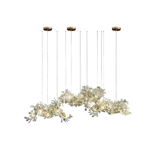 Ceramic Gingko Luxury Chandelier Style H