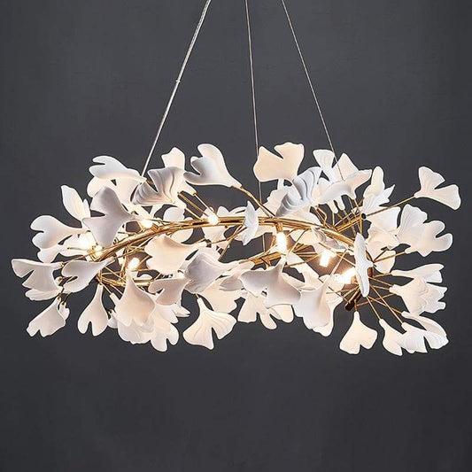 Ginkgo Round Chandelier