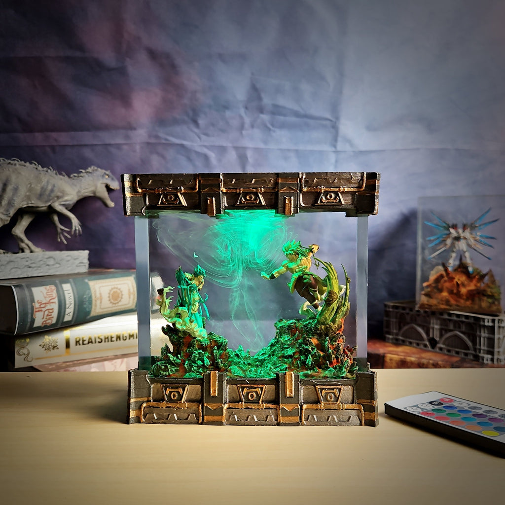 Gogeta vs Broly – Legendary Battle Resin Lamp