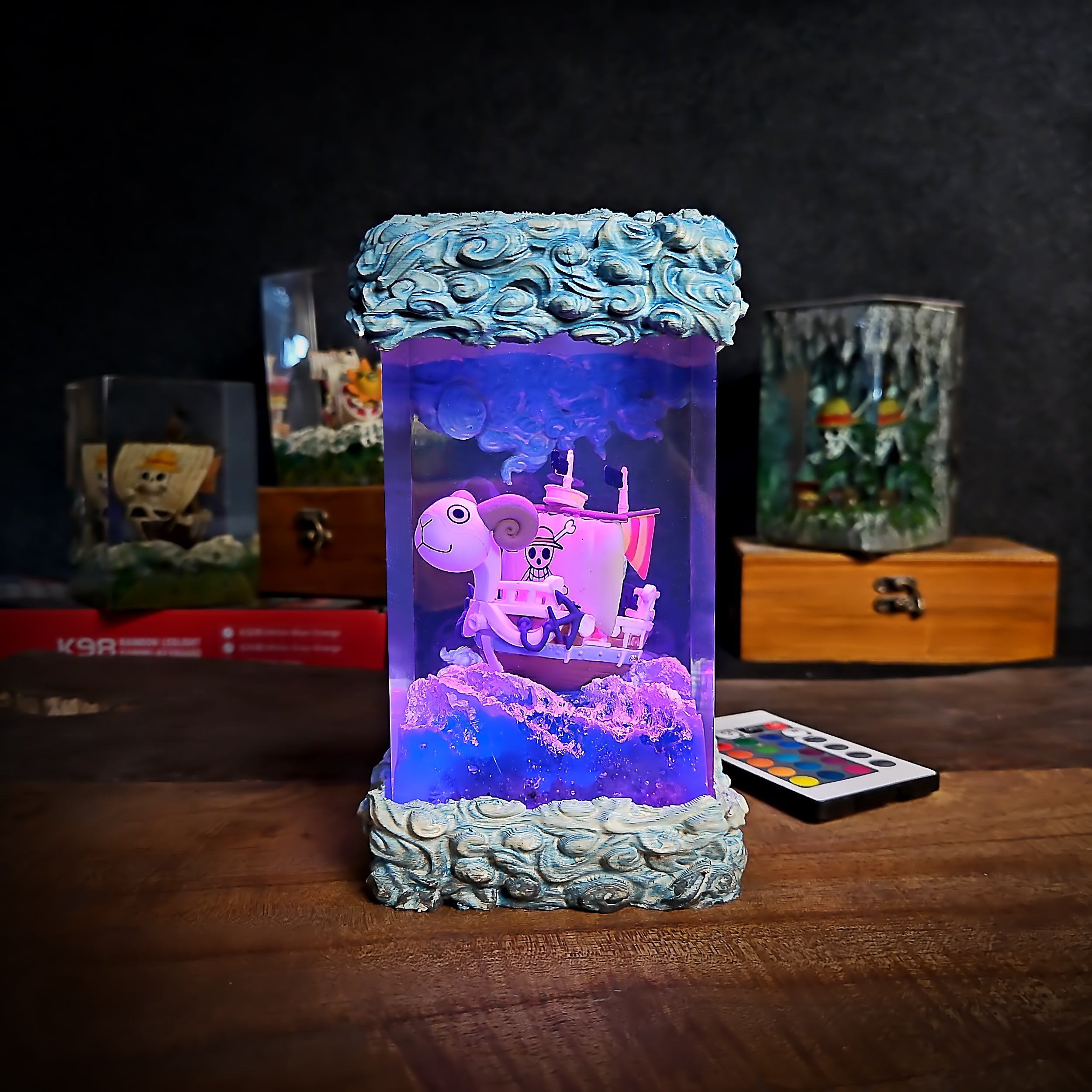 Going Merry V1 Resin Lamp - handmade resin lamp