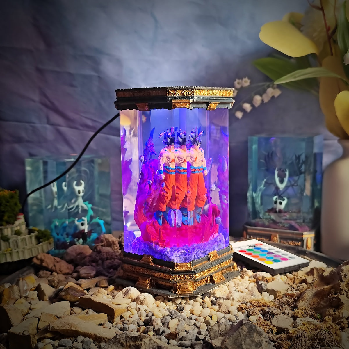 Goku Ultra Instinct – Dragon Ball Z Resin Lamp - handmade resin lamp