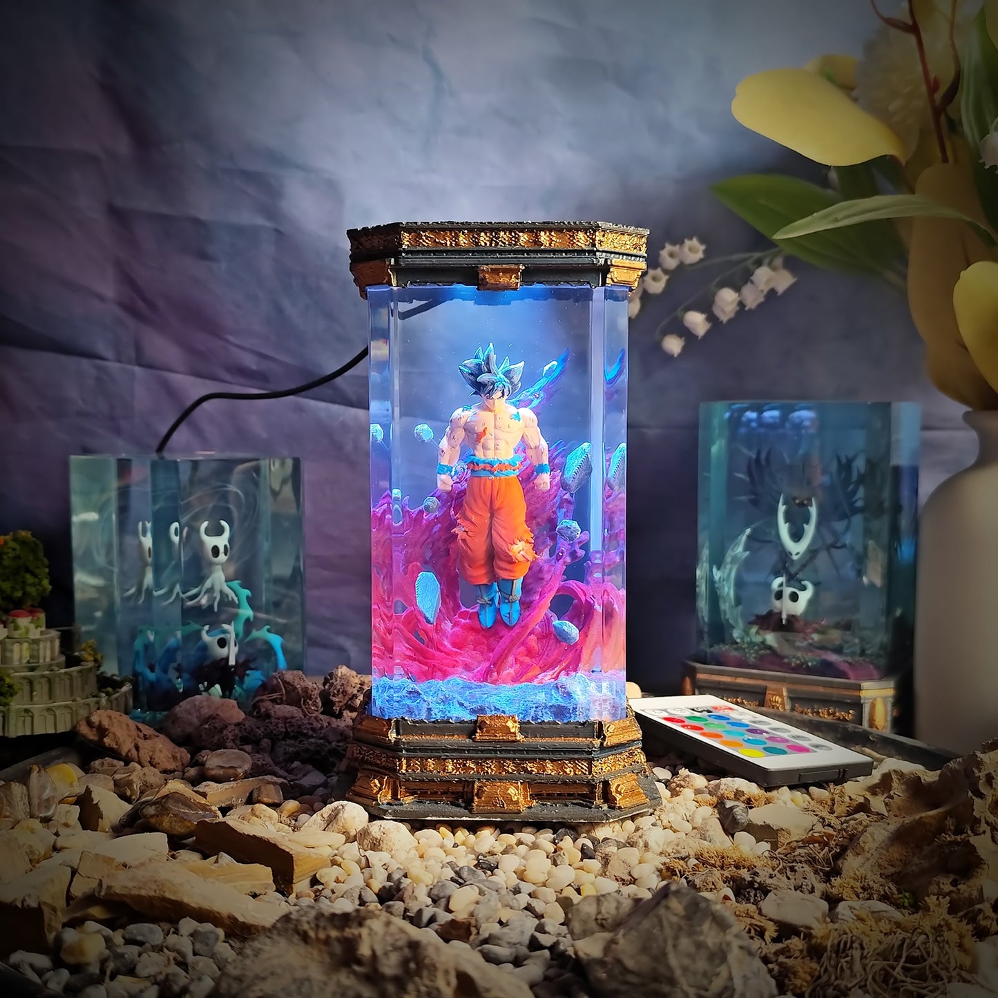Goku Ultra Instinct – Dragon Ball Z Resin Lamp - handmade resin lamp