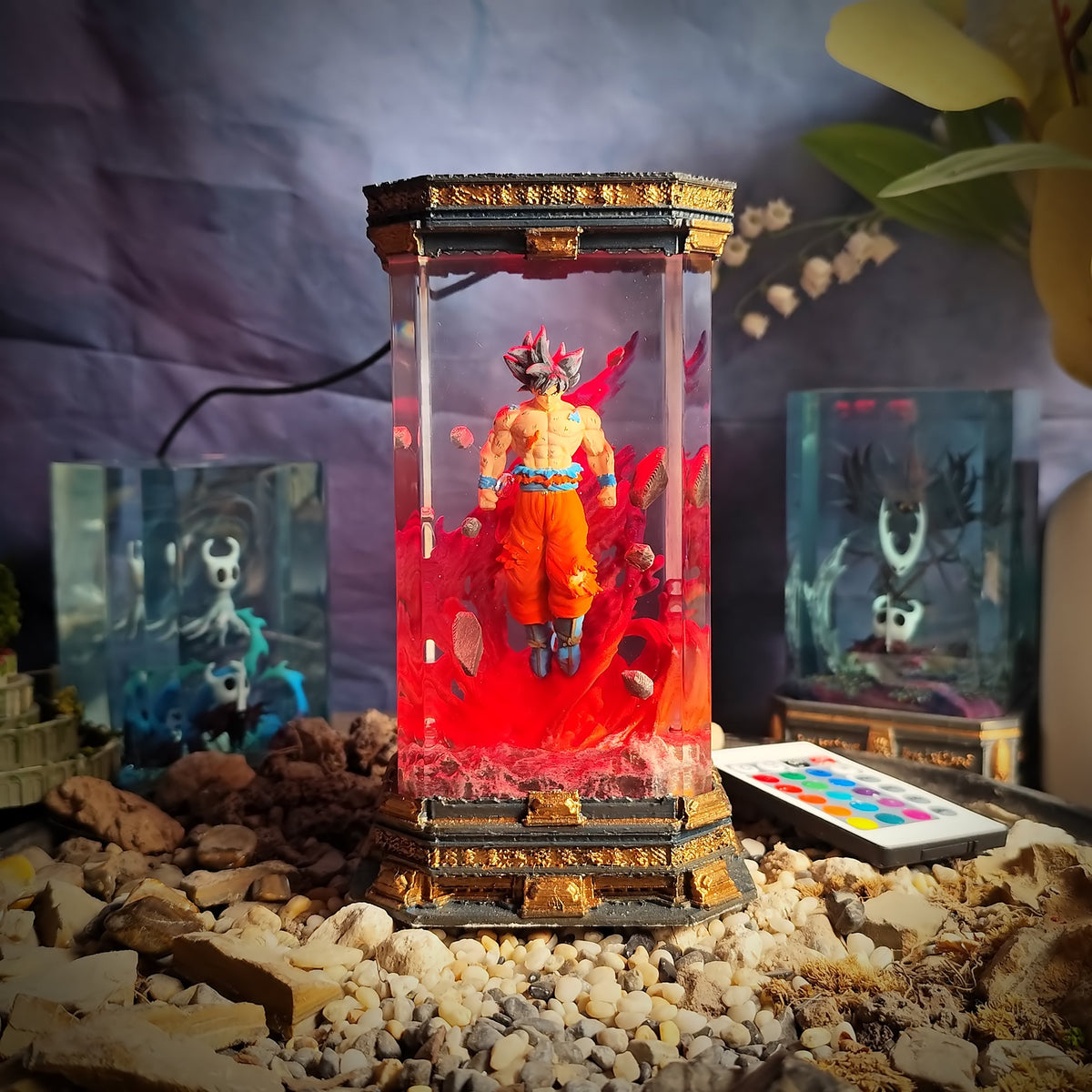 Goku Ultra Instinct – Dragon Ball Z Resin Lamp - handmade resin lamp