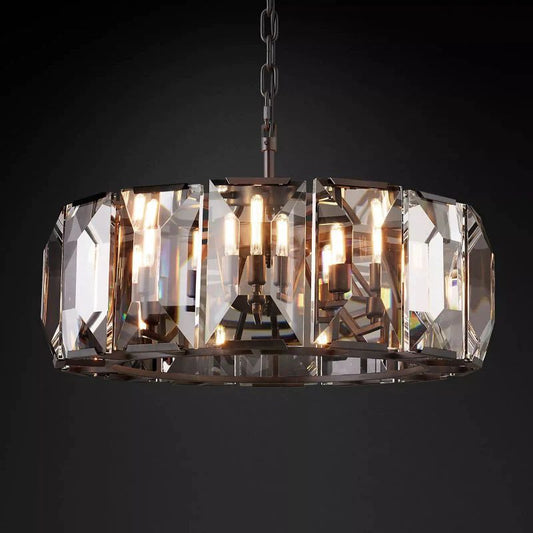 Harlou Crystal Round Chandelier 31"