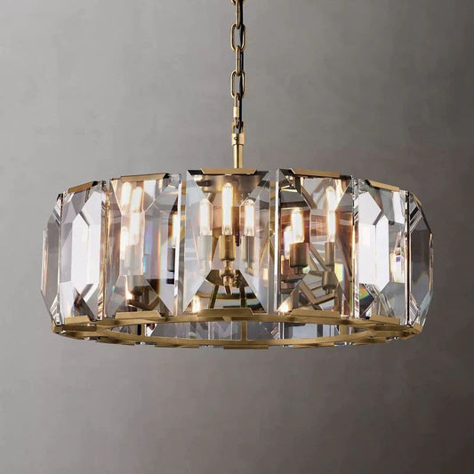 Harlou Crystal Round Chandelier 31"