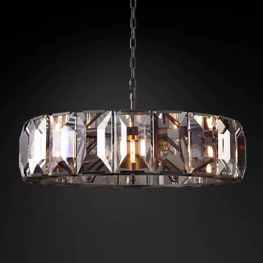 Harlou Crystal Round Chandelier 43"