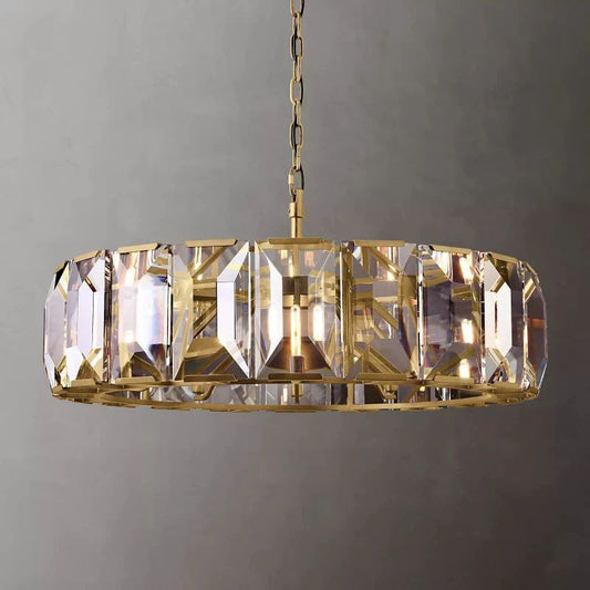 Harlou Crystal Round Chandelier 43"