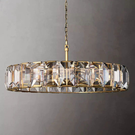 Harlou Crystal Round Chandelier 60"