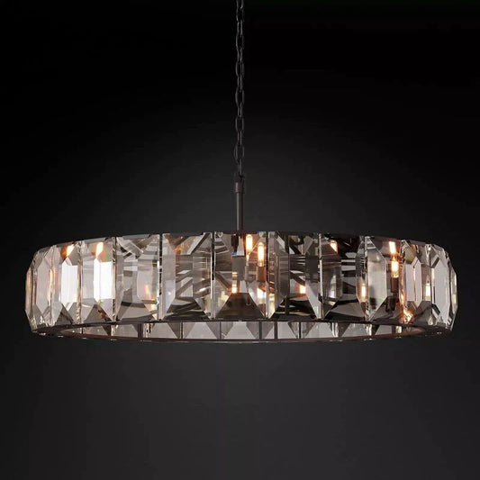 Harlou Crystal Round Chandelier 60"