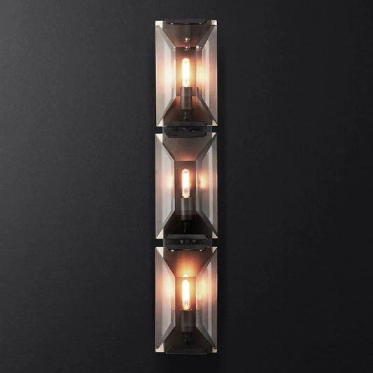 Harlou Crystal Triple Wall Sconce