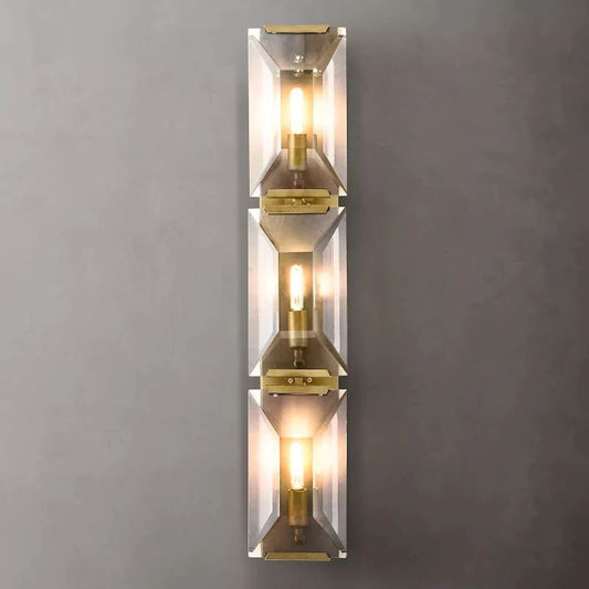 Harlou Crystal Triple Wall Sconce