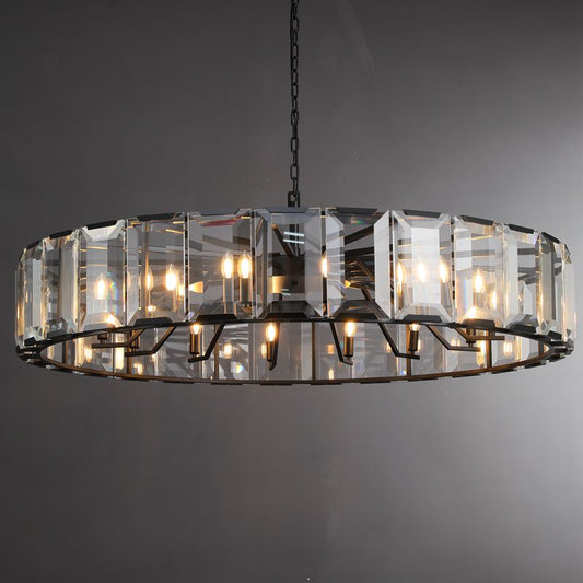 Paula Series Crystal Round Chandelier