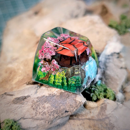 Tori Keycap - handmade resin keycap