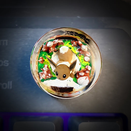 Eevee Keycap - handmade resin keycap