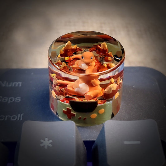 Charmander Keycap - handmade resin keycap