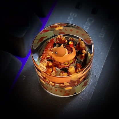 Charmander Keycap - handmade resin keycap