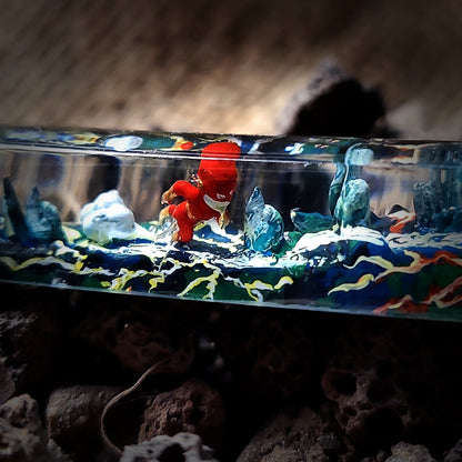 The Flash Space Keycap - handmade resin spacebar