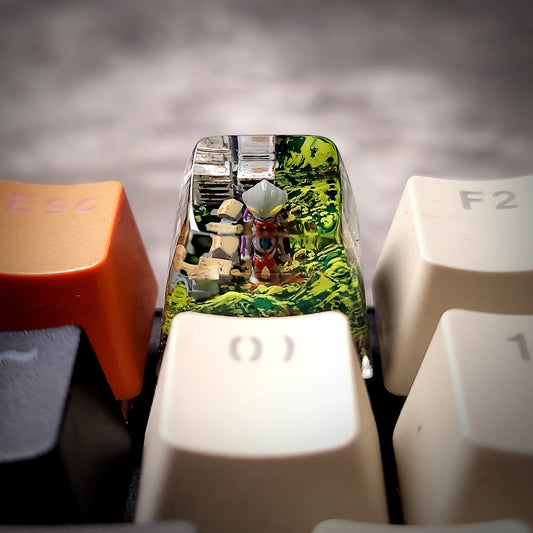 Ultraman Keycap - handmade resin keycap