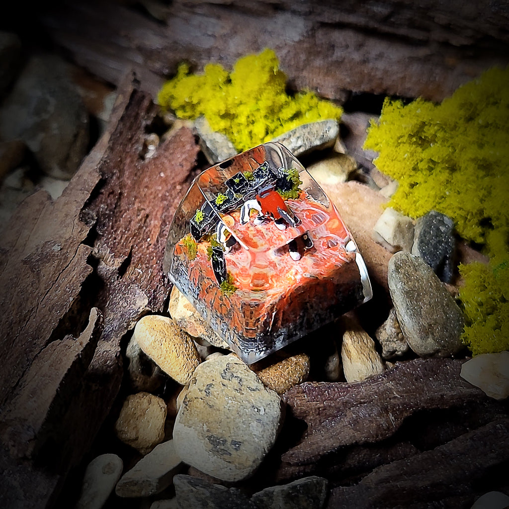 Chainsaw Man Series Keycap - handmade resin keycap