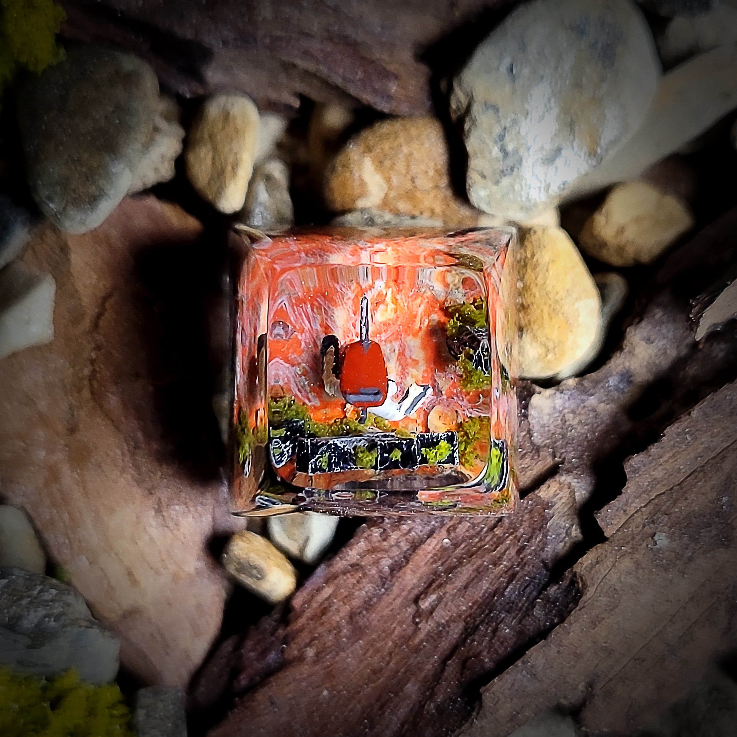 Chainsaw Man Series Keycap - handmade resin keycap