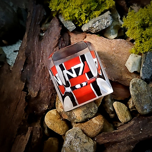 N7 Logo Keycaps - handmade resin keycap