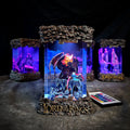 Balrog vs Gandalf - handmade resin lamp